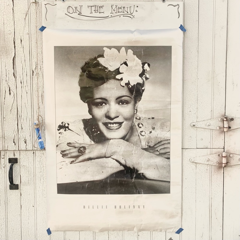 Vintage Billie Holiday poster 24x36”